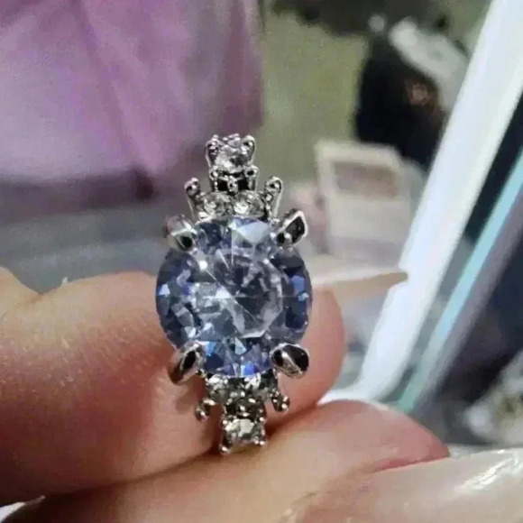 Cubic Zirconia Ring (Size 6) - Picture 1 of 6